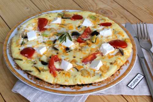 Омлет на сковороде