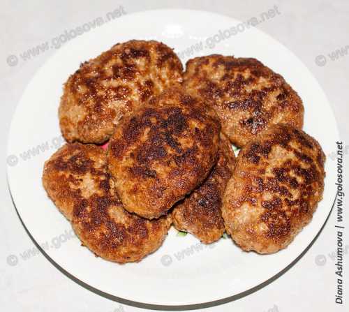 Котлеты из говядины