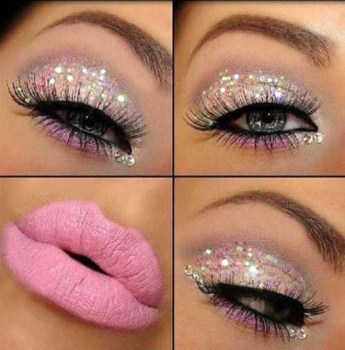 Новогодний макияж 2018: фото пошагово