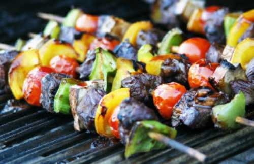 Овощи на мангале
