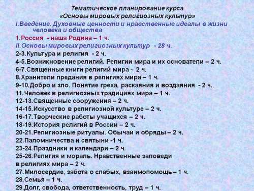 Духовные ценности