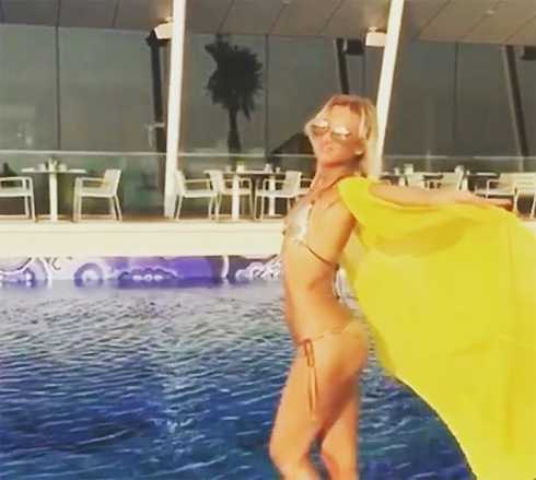 Мария Федункив показала свое нижнее белье