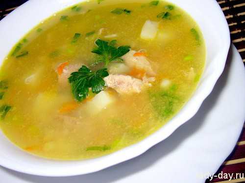 Гороховый суп с курицей