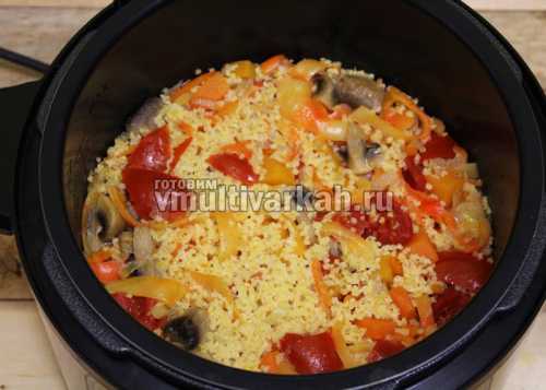 Пшенная каша в скороварке