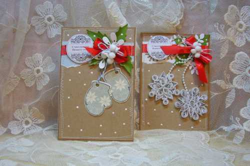 Новогодние открытки 2018 своими руками: смотри фото