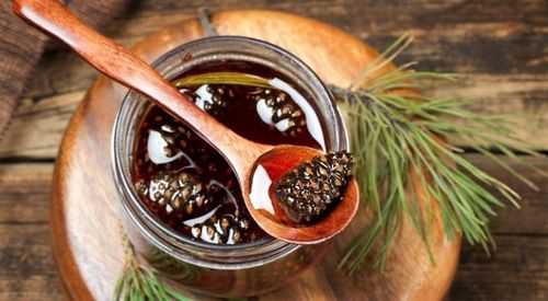 Про варенье из шишек, его калорийность,  польза и