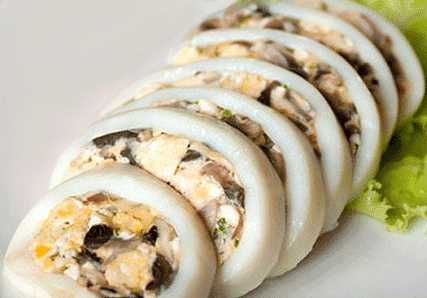 Фаршированные кальмары