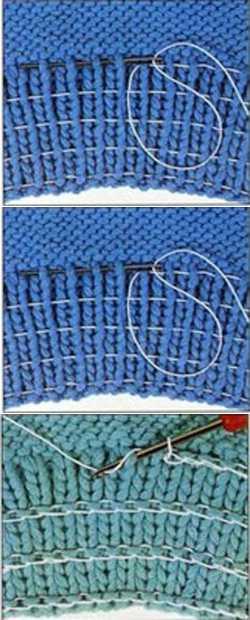 Сопоставьте плечевые срезы на выкройки переда, аккуратно вычертите вырез горловины