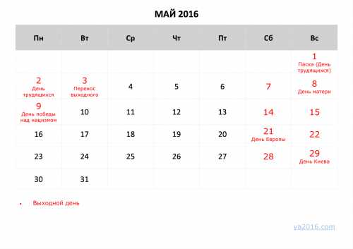 Майские праздники 2018 в Украине: когда и сколько отдыхаем