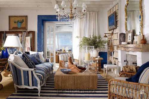 В ансамбле с изящной деревянной мебелью она смотрится очень колоритно, подеревенски