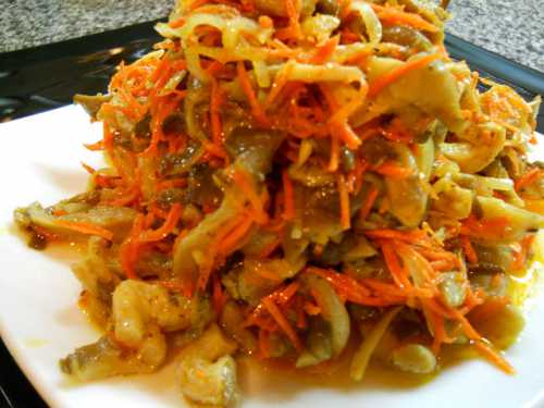 Грибы по корейски