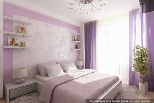 Спальня в коричневых тонах с фото