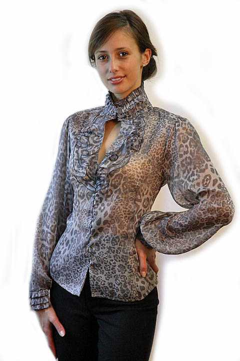 Модные женские блузки из шифона