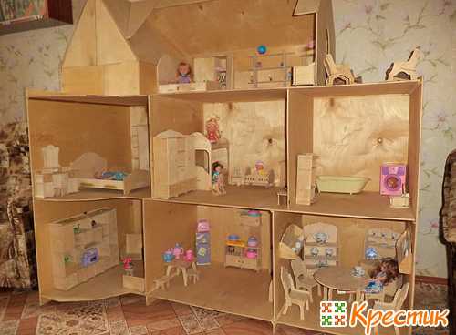 Домик для кукол своими руками: из чего и как его