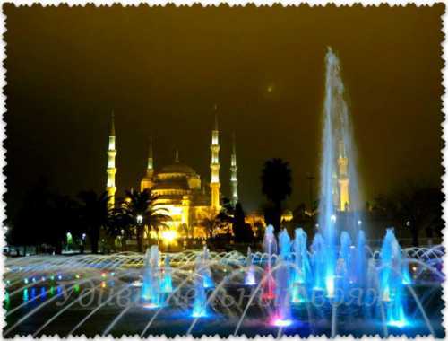 Путешествия: Заснеженная Голубая мечеть в Стамбуле