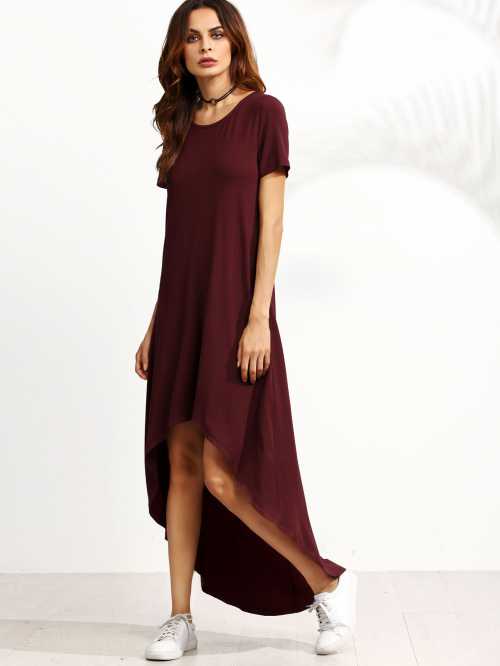 Модное асимметричное платье