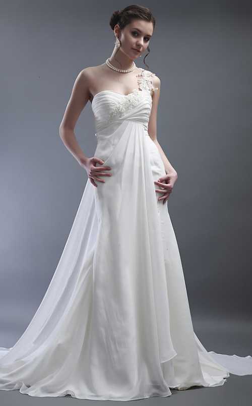 Прямые свадебные платья