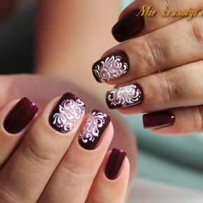 Оригинальный дизайн ногтей на свадьбу