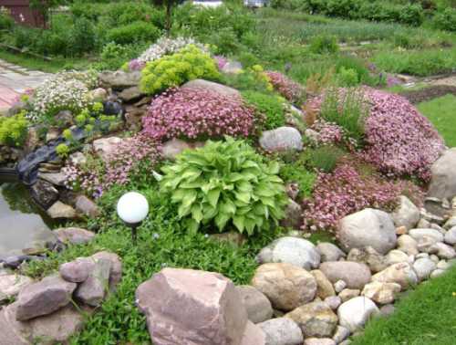 Изготовление альпийской горки своими руками