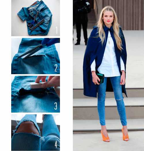 Как красиво порвать джинсы