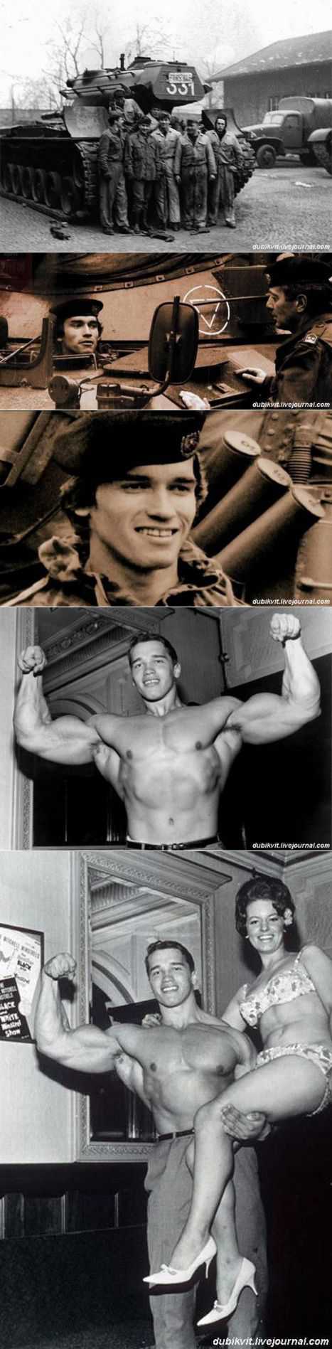 Арни с удовольствием вспоминает армейский этап своей жизни и считает, что именно там ему удалось набрать мускульную массу, которая сделала возможным его дальнейший карьерный рост в качестве спортсмена